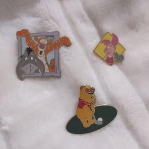 3 Disney Winnie the Pooh pins